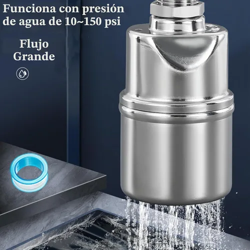 Vista 3 de 1/2" válvula automática de control de nivel de agua válvula de flotador de bola mini válvula de flotador de acero inoxidable 304 válvula de flotador