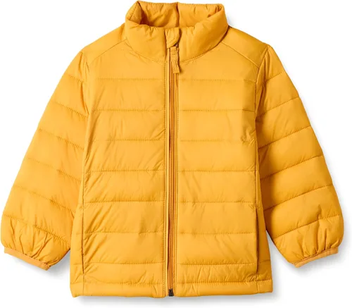 Vista 12 de Amazon Essentials Chaqueta ligera, resistente al agua, con capucha, acolchada y plegable para niños y niñas pequeñas