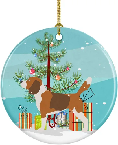 Vista 41 de Caroline's Treasures Cavalier King Charles Spaniel - Adorno de cerámica para árbol de Navidad, decoración colgante para el hogar, Navidad, fiestas