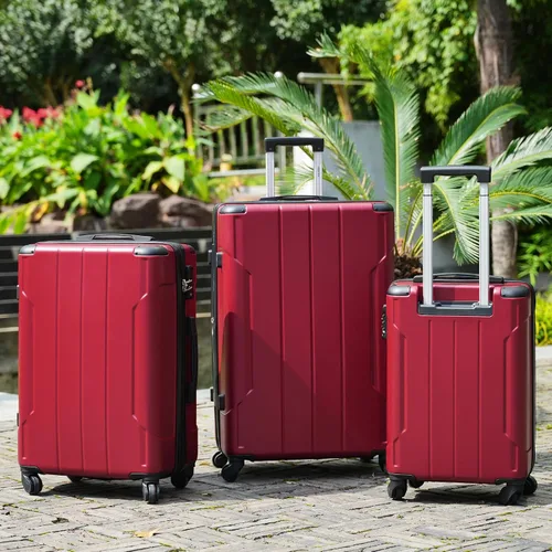 Vista 2 de Merax Maleta giratoria ligera expandible de 3 piezas con protectores de esquina