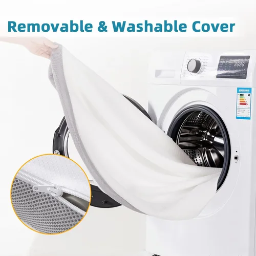 Vista 9 de SAPHREAS Cubrecolchón de espuma viscoelástica de 3 pulgadas tamaño individual con funda de colchón suave y ventilada, cubrecolchón de cama para caja