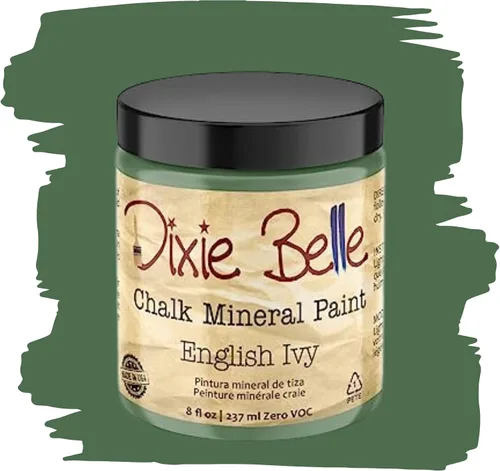 Vista 201 de Pintura para muebles con acabado de tiza Dixie Belle Paint Company - Amatista (4oz) - Pintura mineral de tiza chic púrpura profundo mate