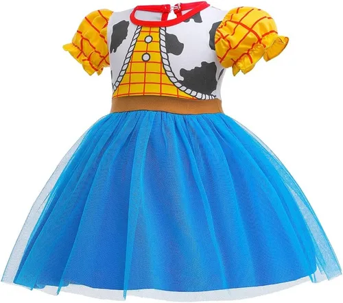 Vista 2 de REXREII Disfraces de princesa para Halloween, carnaval, Navidad, cumpleaños, concurso, fiesta, verano, vestido de tul