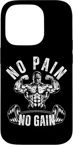 Vista 17 de No Pain No Gain Workout Motivational Case for iPhone 16