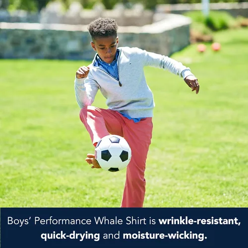Vista 4 de vineyard vines Camisa de cuadros con botones para niño