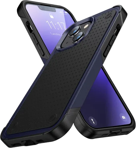 Vista 13 de Funda diseñada para iPhone 14, iPhone 13, 2 en 1, regalo de grado militar, resistente a caídas, resistente a prueba de golpes, para iPhone 14, funda
