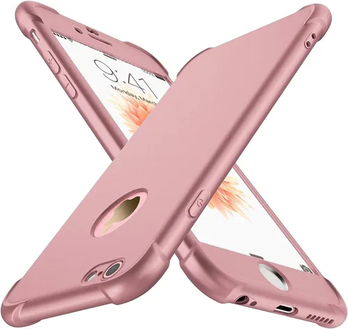 Vista 17 de ORETECH - Funda diseñada para iPhone 5/5S / SE (2016), con [2 protectores de pantalla de vidrio templado] cuerpo completo de 360° para iPhone SE