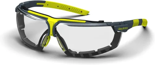 Vista 15 de HexArmor VS300 Gafas de seguridad con brazos laterales ajustables Z87+ para hombres y mujeres