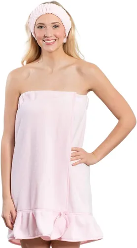Vista 6 de Envoltura de spa - Toalla para mujer - Envoltura de bata de spa para mujer - Pareo de playa - Batas de dama de honor - Aqua