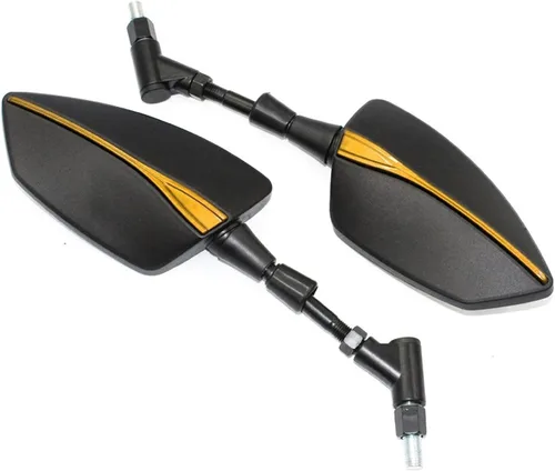 Vista 6 de Para Piaggio MP3 250 300 500 HPE Espejo retrovisor lateral de motocicleta (color negro)