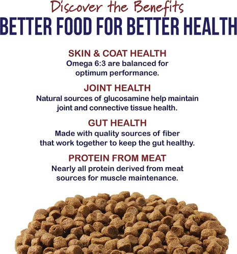 Vista 5 de Best Breed Dieta para perros de raza grande fabricada en Estados Unidos [alimento seco natural para perros] – 4 libras.