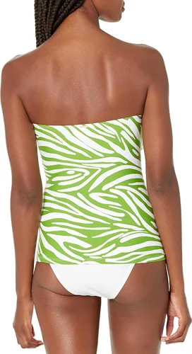 Vista 2 de Anne Cole Women's Standard Twist Front Bandeaukini