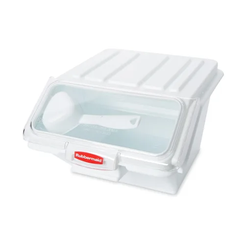 Vista 2 de Rubbermaid Commercial Products ProSave - Contenedor apilable para almacenamiento y cuchara/herramienta de medición
