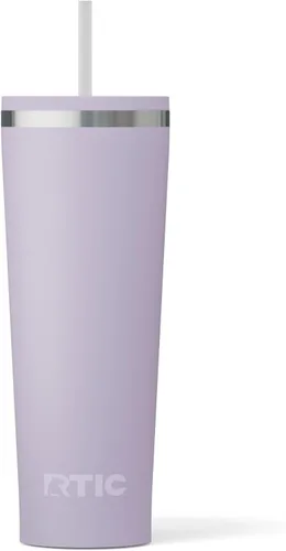 Vista 26 de RTIC Vaso Térmico Diario de 20 onzas de Acero Inoxidable Portátil con Aislamiento, Taza de Café de Viaje con Pajita, Forro de Cerámica, Tapa