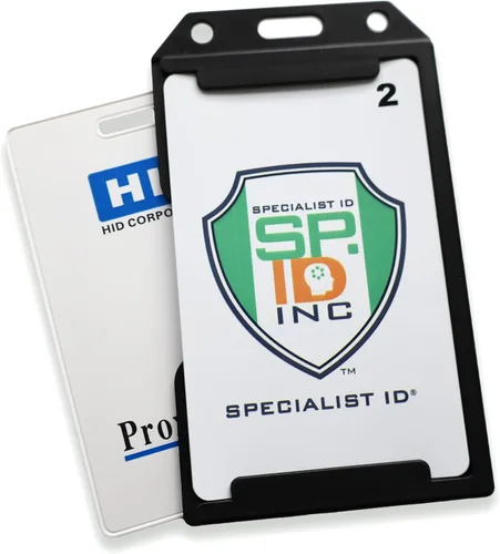 Vista 5 de Tarjetero rígido Specialist ID para múltiples tarjetas, 2 lados, Negro