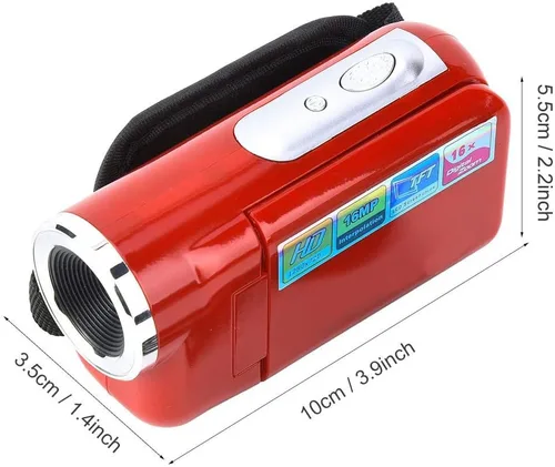 Vista 7 de EBTOOLS Videocámara digital para niños, videocámara digital portátil para niños con pantalla LCD TFT a color de 2 pulgadas, adecuada para ejercicio