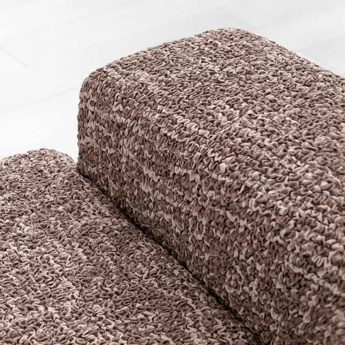 Vista 6 de PAULATO BY GA.I.CO. Funda para tumbona – Funda suave – Protector elástico de 1 pieza para sillón – Tela estampada – Graffio Taupe