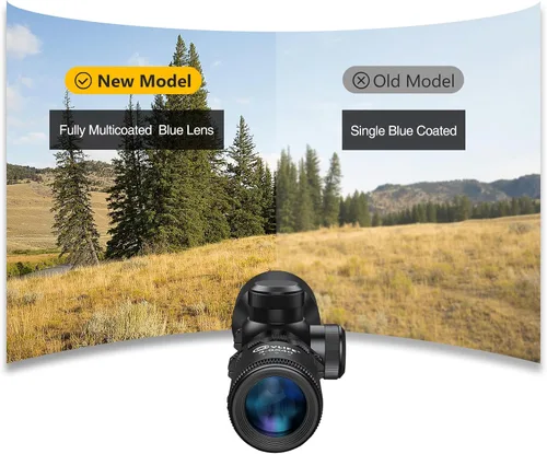 Vista 5 de CVLIFE 3-9x40 Optics R4 Reticle Crosshair Alcance con monturas de alcance