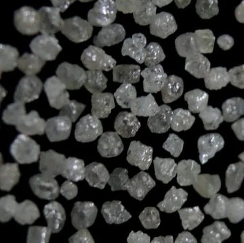 Vista 3 de Diamantes sueltos naturales ásperos, raros, crudos, color gris hielo, claridad I3, 3.00 quilates, lote Q28, Diamante de color grisáceo