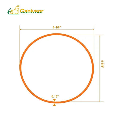 Vista 2 de Ganivsor 151122 Junta tórica (paquete de 5) OR-100 para carcasas azules grandes de agua Pentair (color naranja) – Filtro de agua O-Ring Tamaño OEM