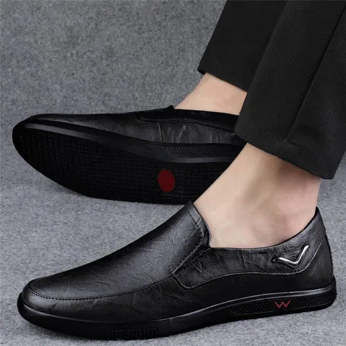 Vista 7 de GEXECEUSS Mocasines ligeros para hombre, zapatos de conducción sin cordones, mocasines informales, mocasines planos, zapatos de barco, zapatos