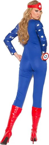 Vista 2 de Hotspot Sexy V para mujer Victorius, disfraz de superhéroe de Halloween, juego de rol, disfraz de cosplay para mujer