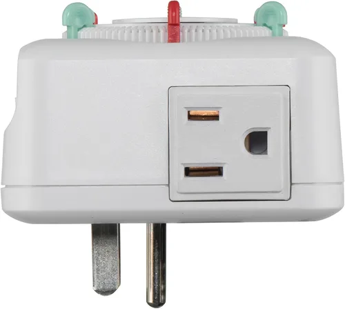 Vista 6 de NSi Industries TORK RTN312 temporizador mecánico de enchufe para interiores, resistente, de 15 A, con programación de 24 horas – con interruptores