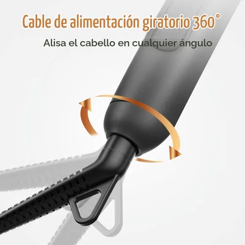 Vista 10 de Cepillo alisador de cabello, peine iónico para alisado de cabello para salón en casa, cepillo caliente con 15 temperaturas para uso universal A.
