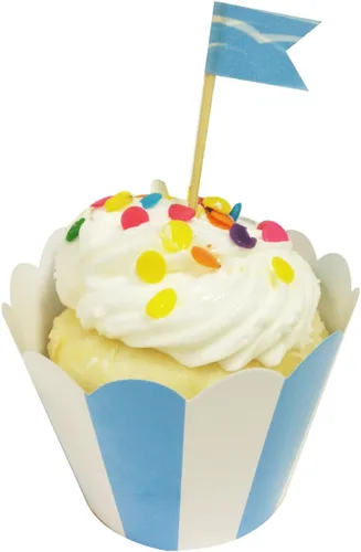Vista 10 de AllyDrew Envolturas para cupcakes de tamaño estándar (juego de 20), color negro