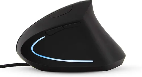 Vista 3 de Ai5G Ratón vertical con cable ajustable DPI portátil Computadora de escritorio Ratones ópticos (para mano derecha)