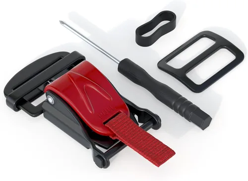 Vista 9 de Kit de hebilla de liberación rápida para casco universal acero Negro