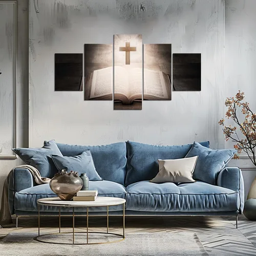 Vista 33 de Arte de Pared Cristiano Símbolo Religioso Cuadro Enmarcado Pintura de Cruz de Cristo Cruces Decoración de Pared Impresión en Lienzo de Cruz Póster