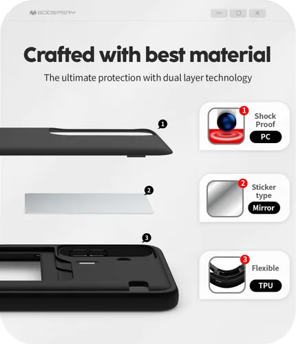 Vista 295 de GOOSPERY Parachoques magnético para puerta compatible con Galaxy S9 Plus, tarjetero tipo billetera con cierre automático por iman, funda protectora