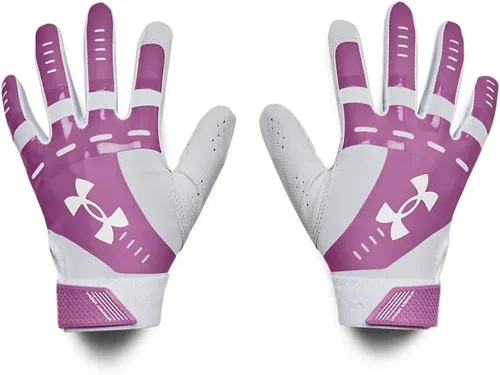 Vista 5 de Under Armour Guantes de sóftbol radar (100) Blanco / Blanco / Gris Halo