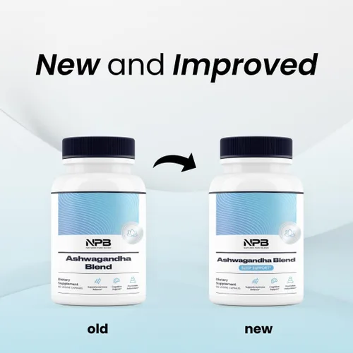 Vista 2 de Nature's Pure Blend Suplementos de Ashwagandha – Raíz y extracto orgánico de Ashwagandha para mujeres y hombres – Alivio del estrés, sueño y apoyo