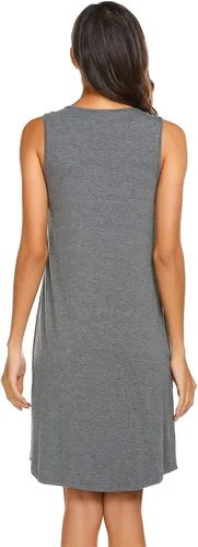 Vista 2 de Ekouaer - Camisón de maternidad para mujer (tallas S-XXL)