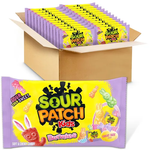 Vista 20 de SOUR PATCH KIDS Apple Harvest - Caramelos suaves y masticables de Halloween, 6 bolsas de 10 onzas