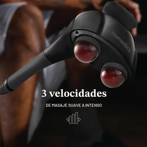 Vista 7 de HoMedics Masajeador de doble nodo Twin Percussion Pro con calor