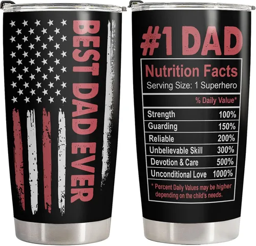 Vista 17 de 34HD Regalos deportivos, vaso de béisbol para papá con tapa, acero inoxidable de 20 onzas, taza de café de viaje para mi jugador favorito, regalo