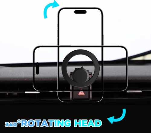 Vista 3 de B&DOG XSIN Soporte de teléfono de coche para Camry 2018-2020 (Negro-B)