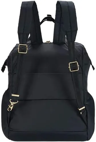 Vista 4 de PacSafe Mochila antirrobo Citysafe CX 17L para mujer, se adapta a laptop de 16 pulgadas, Negro, talla única , Citysafe Cx 17l - Mochila antirrobo