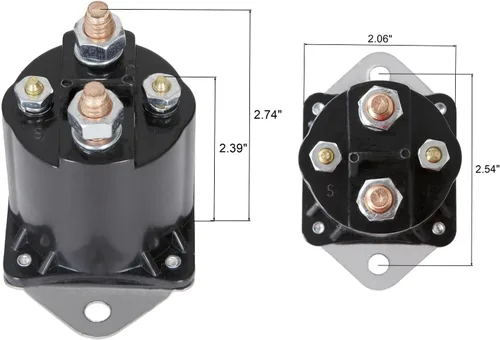 Vista 4 de Solenoide para carrito de golf de 12 V, compatible con Club Car DS Precedent 1984 y más, reemplaza al OEM 1013609 1012275 240-20013 435-154