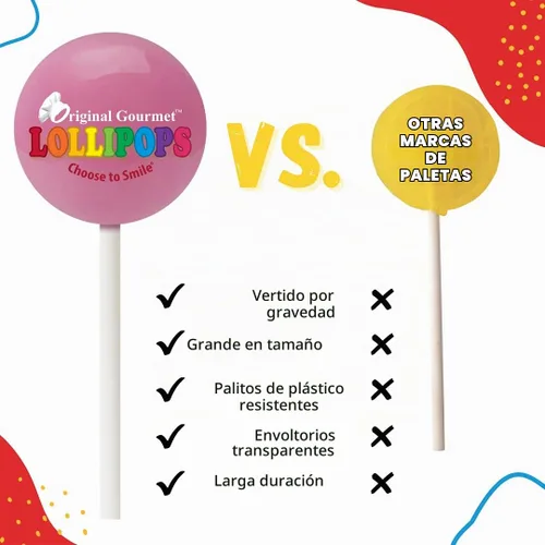 Vista 5 de Original Gourmet Estuche para piruletas, mezclado, 1.1 onzas (paquete de 120)