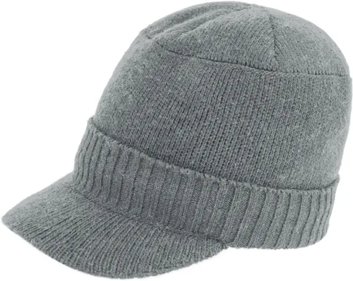 Vista 8 de Dahlia Gorro para hombre con visera - lana, sombrero de invierno con borde, forro polar