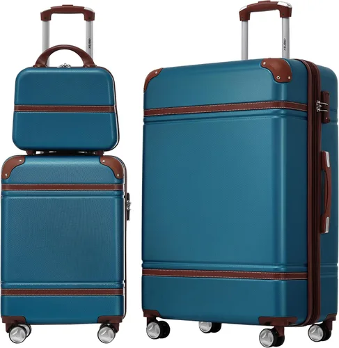 Vista 41 de Merax Equipaje Sets 2 piezas Hardshell 20&28 IN Maleta Set con bolsa de lona
