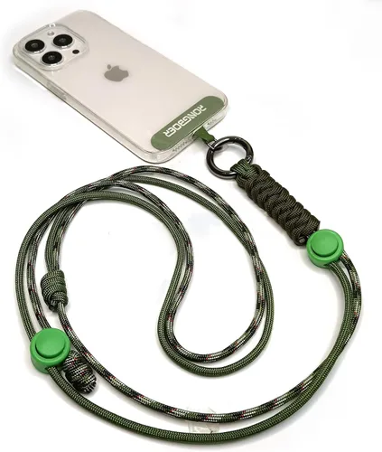 Vista 10 de Cordones para teléfono celular alrededor del cuello, cordón de muñeca para llaves, cordones para insignias de identificación, cordón ajustable