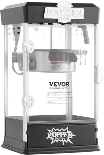 Vista 11 de VEVOR Máquina para hacer palomitas de maíz, máquina procesadora de palomitas de 480 W, hervidor de 4 onzas que hace 1.5 galones por lote, máquina
