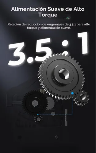 Vista 2 de Creality Ender-3 V3 KE Kit de extrusora de accionamiento directo, diseño de alimentación de doble engranaje para Ender-3 V3 SE/Ender-3 V3 KE/Ender-3