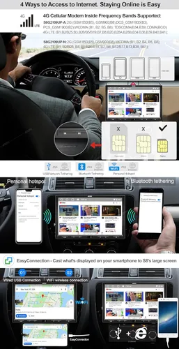 Vista 2 de [Pantalla QLED de 10.1 pulgadas] ATOTO S8 Ultra Plus Estéreo de automóvil de doble DIN, receptor de video Android en el salpicadero de 6G+128G