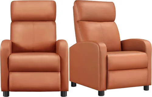 Vista 12 de Yaheetech Silla reclinable de pana con pushback de 2 asientos, silla de sala de estar con cojín de asiento grueso y respaldo, silla reclinable
